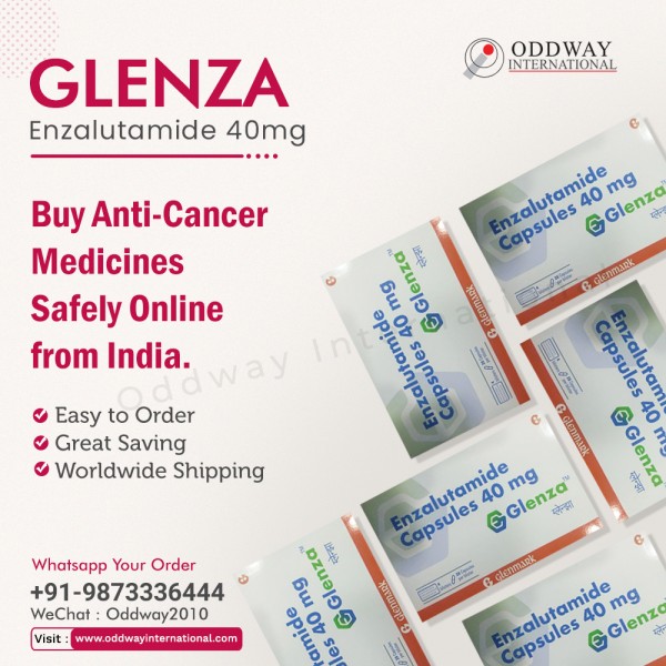 Glenza 40mg Enzalutamide Capsules trực tuyến với giá thấp nhất từ ​​nhà cung cấp thuốc