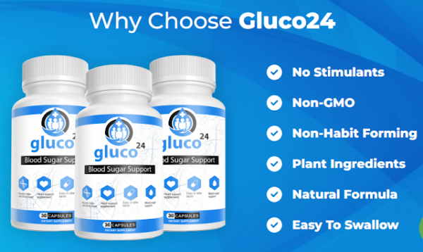 Gluco 24 Blood Sugar [Updated 2023] Ingredients, Working, Benefits & Buy?