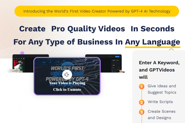 GPTVideos OTO Upsell - New 2023 Full OTO: Scam or Worth it? Know Before Buying