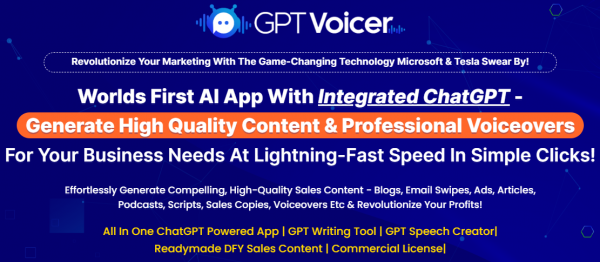 GPTVoicer OTO Upsell - New 2023 Full OTO: Scam or Worth it? Know Before Buying