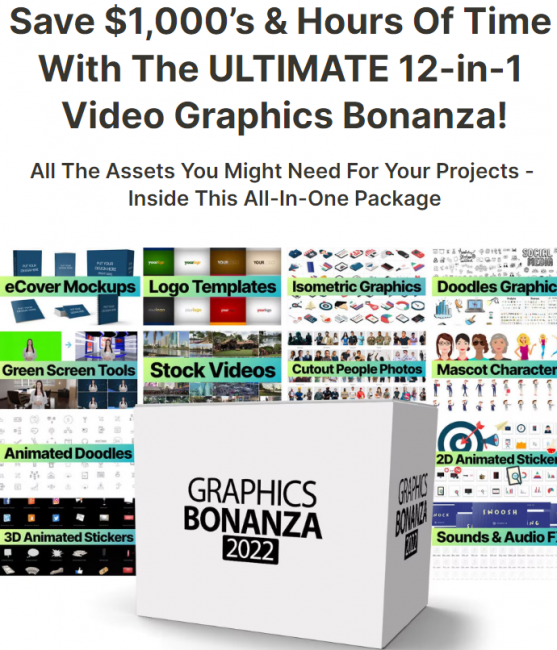 Graphics Bonanza 2022 Review - VIP 3,000 Bonuses $1,732,034 + OTOs 1,2,3,4,5,6,7,8,9 Link Here