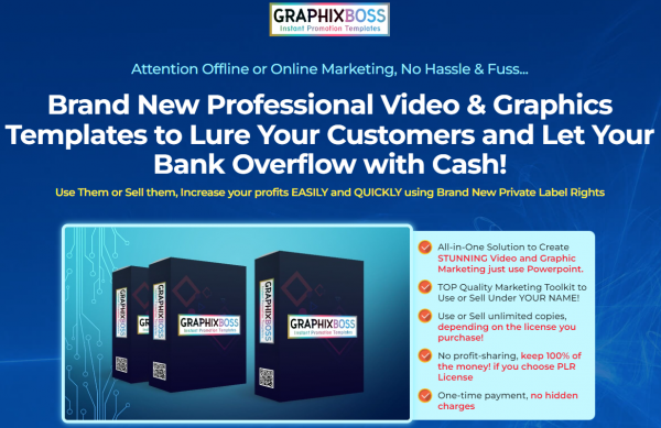 GraphixBoss 2.0 Review - VIP 3,000 Bonuses $1,732,034 + OTOs 1,2,3,4,5,6,7,8,9 Link Here