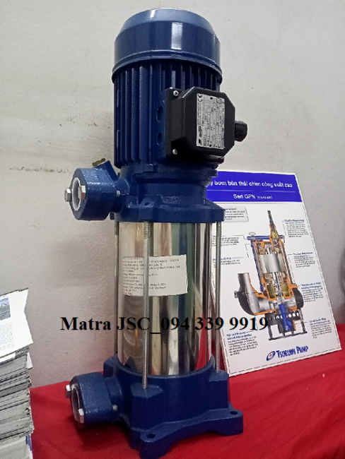 Hàng sẵn 094 339 99 19, Cung cấp Bơm tăng áp đa tầng cánh U5V-200/7T công suất 1.5kW giá tốt nhất