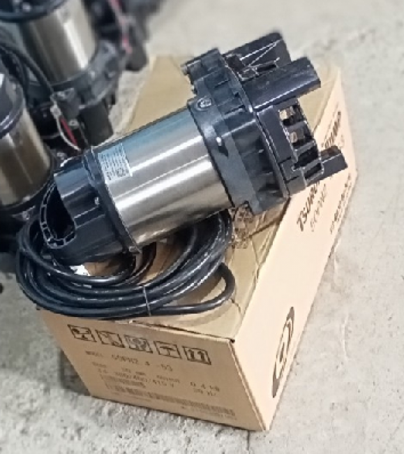 Hàng sẵn 094 339 9919, Cung cấp bơm chìm thân Inox TSURUMI 50PN21.5 có rọ chắn rác