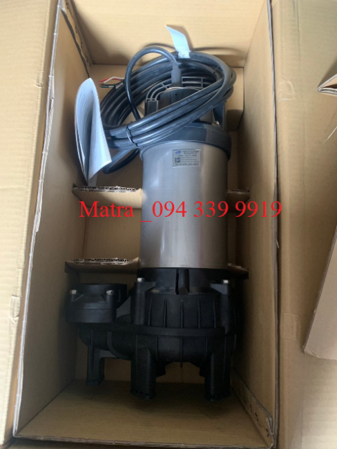 Hàng sẵn 094 339 9919, Cung cấp Bơm ngâm thoát nước TSURUMI 50PN21.5 nhập khẩu có rọ chắn rác 