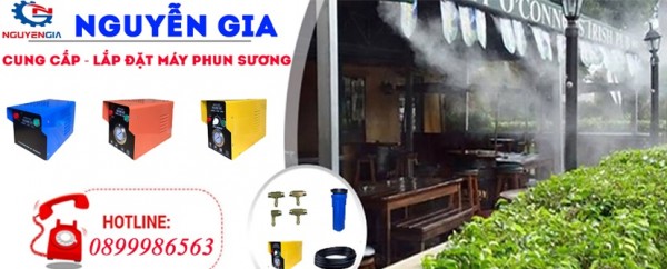 Hệ Thống Phun Sương Làm Mát Điện Nước Nguyễn Gia