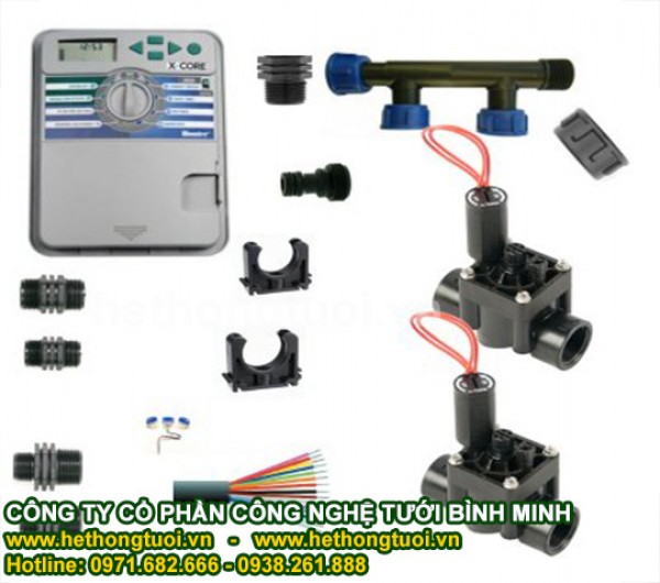 Hệ thống tưới cây tự động, van tưới cây hẹn giờ, van tưới nước hẹn giờ