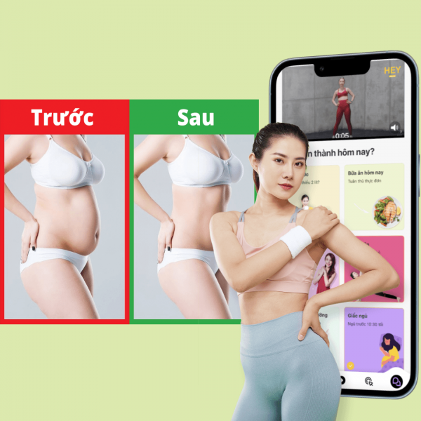 HEY Fitness Training - ứng dụng giúp giảm cân tại nhà