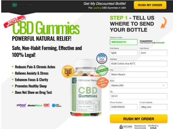 Hillstone CBD Gummies [Fraudulent Exposed 2023] Hillstone Hemp CBD Gummies Is It Work Or Not? 