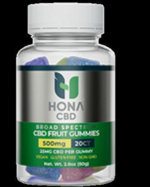 Hona CBD Fruit Gummies- Advanced Natural Pain Relief