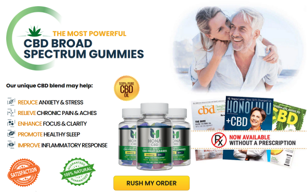 Hona CBD Gummies (#PainRelief) Quickly Absorbed Into The Bloodstream To Reduces Pain Anxiety & Stress!