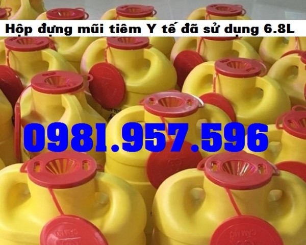 Hộp hủy kim Y tế, bình hủy kim tiêm, hộp đựng mũi tiêm