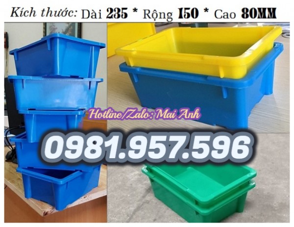 Hộp nhựa A4, thùng nhựa đặc A4, thùng nhựa công nghiệp