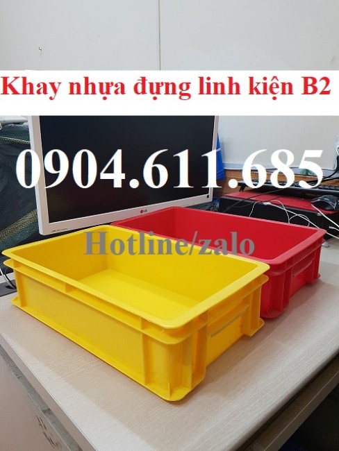 hộp nhựa có nắp, khay nhựa đựng linh kiện có nắp, khay nhựa chữ nhật