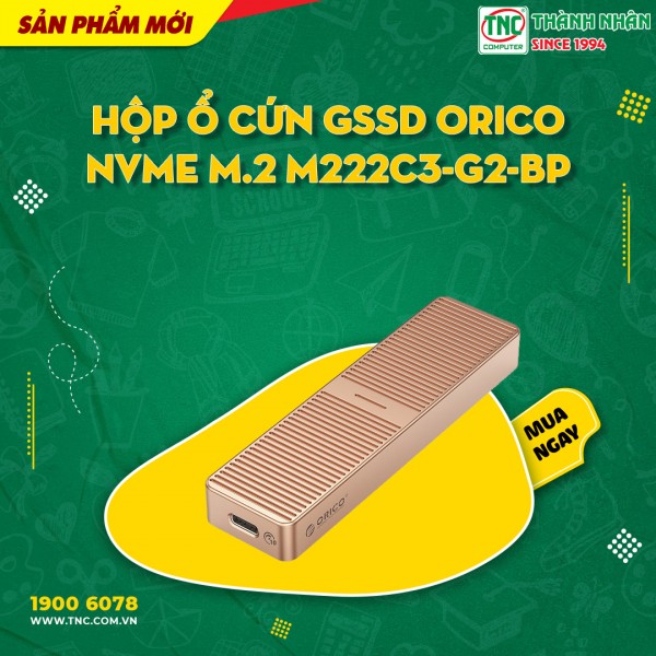 Hộp ổ cứng SSD ORICO NVMe M.2 M222C3-G2-BP