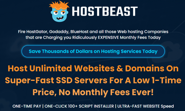 HostBeast OTO 1 to 6 OTOs Bundle Coupon + 88VIP 3,000 Bonuses Upsell
