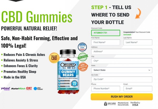 How does Organixx CBD Gummies work?