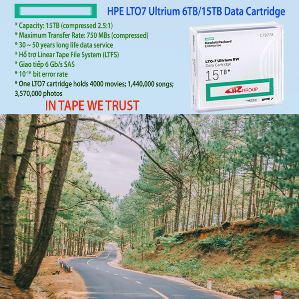 HPE LTO7 Data Tape Cartridge