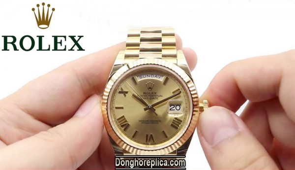 Hướng dẫn Cách lên dây cót cho đồng hồ cơ Rolex cho người mới 