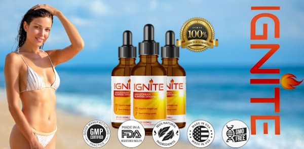 Ignite Amazonian Sunrise Drops (Voted #1 Ignite Drops) Help Unlock Your Fat Burner !