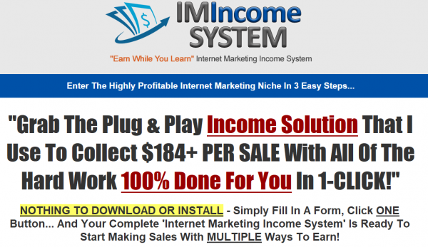 IM Income System OTO - 2022 Full 5 OTO Upsell Links + 88VIP 2,000 Bonuses Value $1,153,856