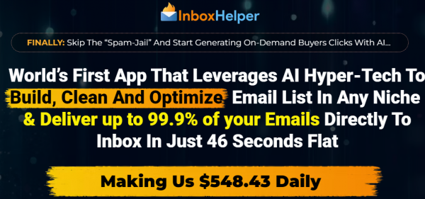 InboxHelper OTO 2023: Full 6 OTO Details + 5,000 Bonuses + Demo