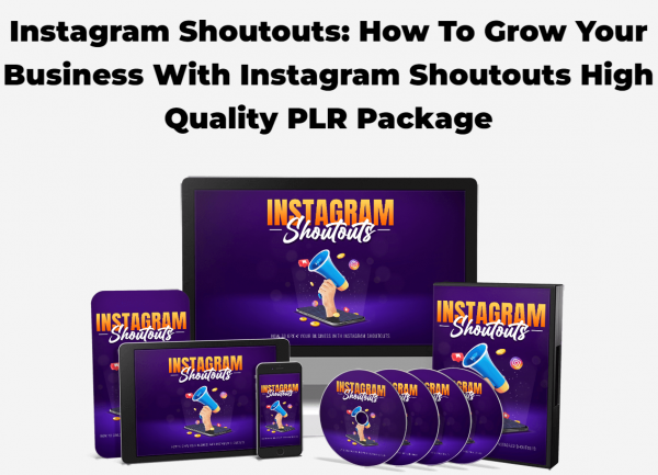 Instagram Shoutouts PLR OTO - 2022 Full 7 OTO Upsell Links + 88VIP 2,000 Bonuses Value $1,153,856