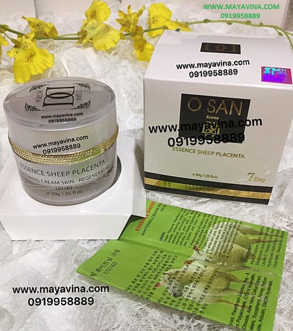 KEM   osan NHAU  THAI CỪU Sản SINH COLLAGEN CHÍNH HÃNG HÀN QUỐC (Trị nám trắng da 6in1 –UV-40)