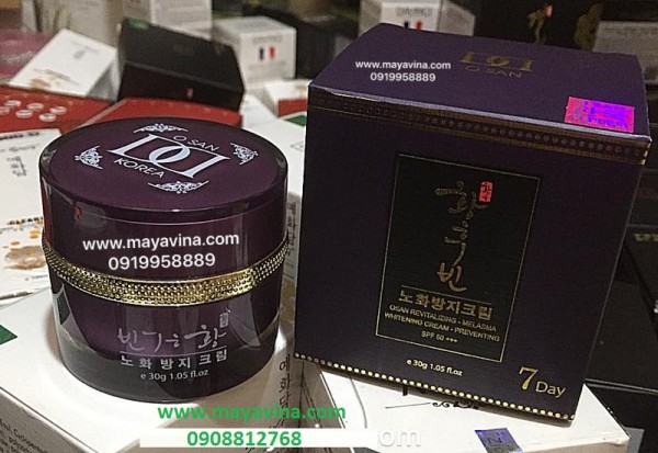 KEM   THẢO MỘC – OSAN  REVITALIZING   ( Trị nám trắng da 6in1 –UV-40)  