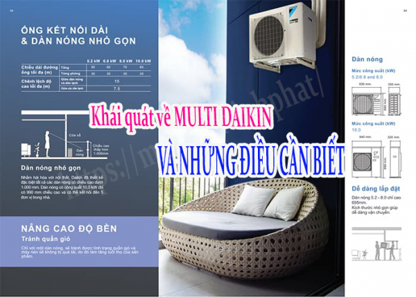 Khái quát về Máy lạnh Multi DAIKIN và những điều cần biết