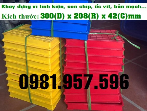 Khay linh kiện nhỏ, khay bản mạch, khay đựng vi linh kiện