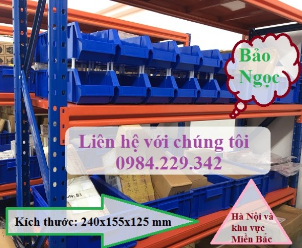 Khay link kiện A6, kệ dụng cụ, kệ đựng ốc vít, thùng nhựa đặc A6