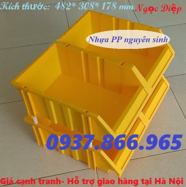 Khay nhựa đựng dụng cụ có chống tầng, khay nhựa vát đầu