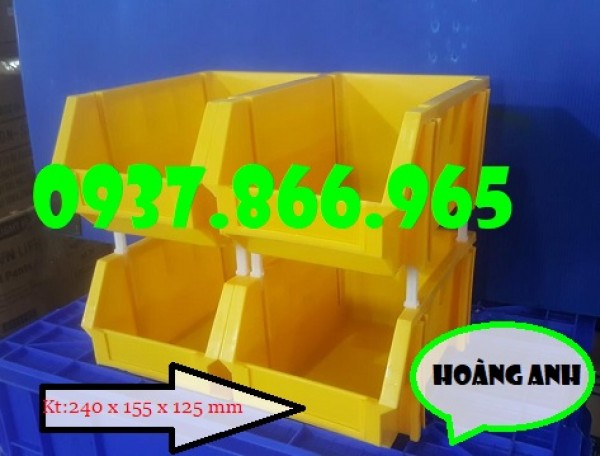 Khay nhựa vát đầu đựng mẫu linh kiện, hộp nhựa cơ khí, khay nhựa