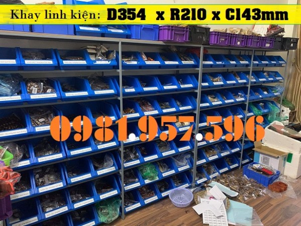 Khay nhựa vát đầu, khay nhựa xếp tầng, kệ nhựa xếp chồng
