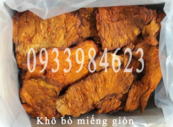 Khô bò giòn giá sỉ tốt nhất toàn quốc