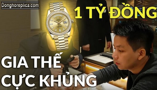 Khoa Pug mua đồng hồ Rolex nam chính hãng ở đâu ?