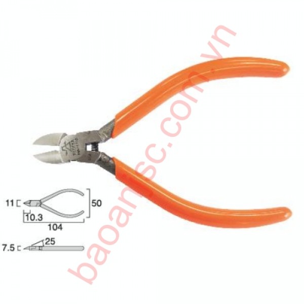Kìm cắt lưỡi tròn Fujiya 110S 