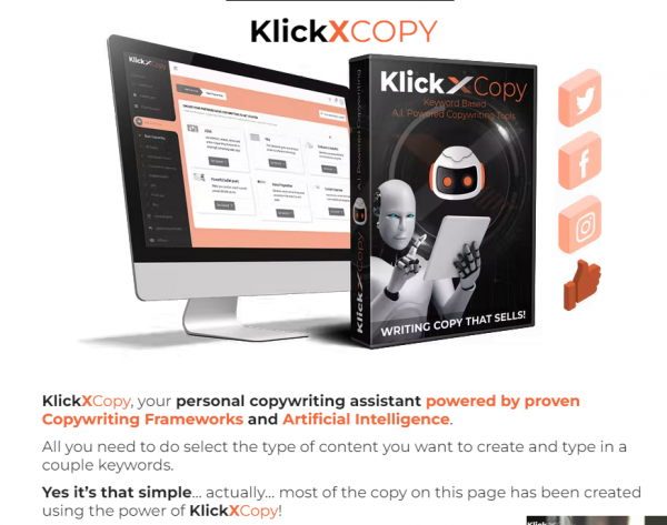 KlickXCopy OTO – New 2023 OTO Full Links + Mega 2,000 Bonuses Value $1,153,856