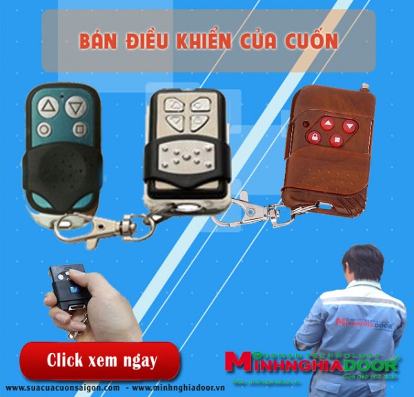 Làm remote cửa cuốn quận bình thạnh