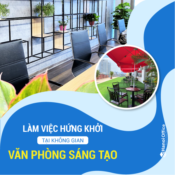 Làm việc hứng khởi tại văn phòng sáng tạo Hanoi Office