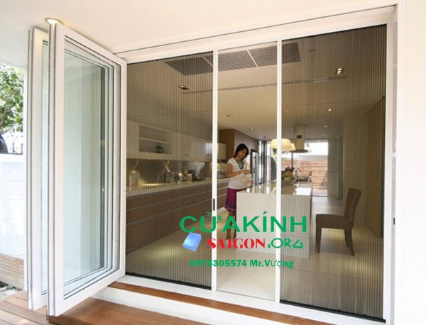 Lắp Cửa lưới chống muỗi ở sài gòn 
