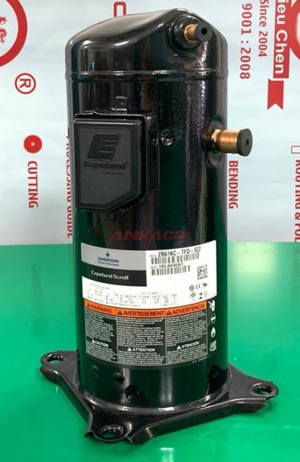 Lắp đặt block Copeland Scroll 5Hp ZR61KC-TFD-522 chính hãng ở đâu