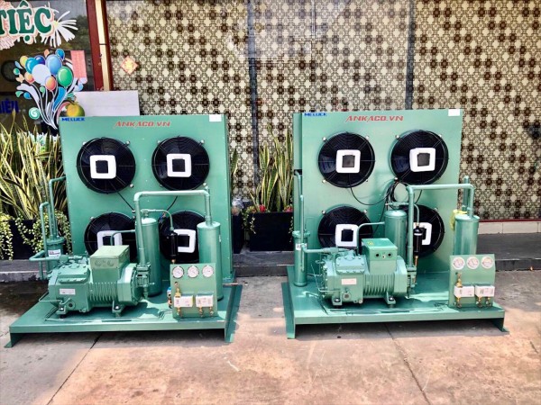 Lắp đặt cụm Bitzer 15 HP 4JE-15Y cho kho lạnh, kho đông giá tốt