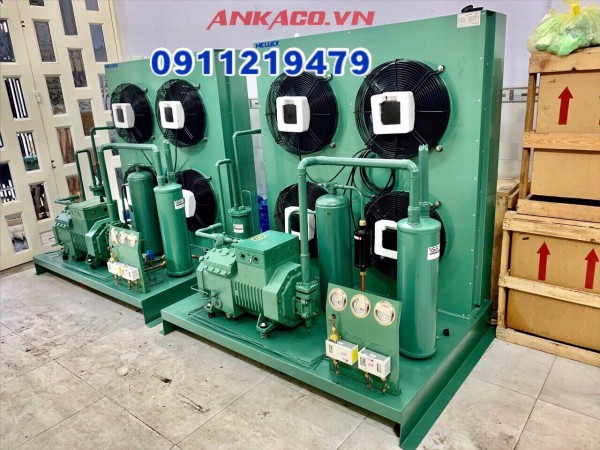 lắp đặt cụm máy nén bitzer 15hp 4HE-18