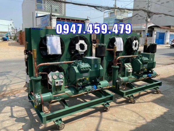  Lắp đặt cụm máy nén bitzer 40hp 6GE-40
