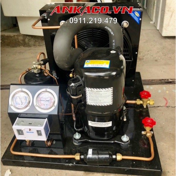 lắp đặt cụm máy nén cho khu công nghiệp